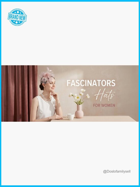 Fascinator Headband Derby Tea Party Hat Lightweight 2-in-1 Clip Cocktail main image 6